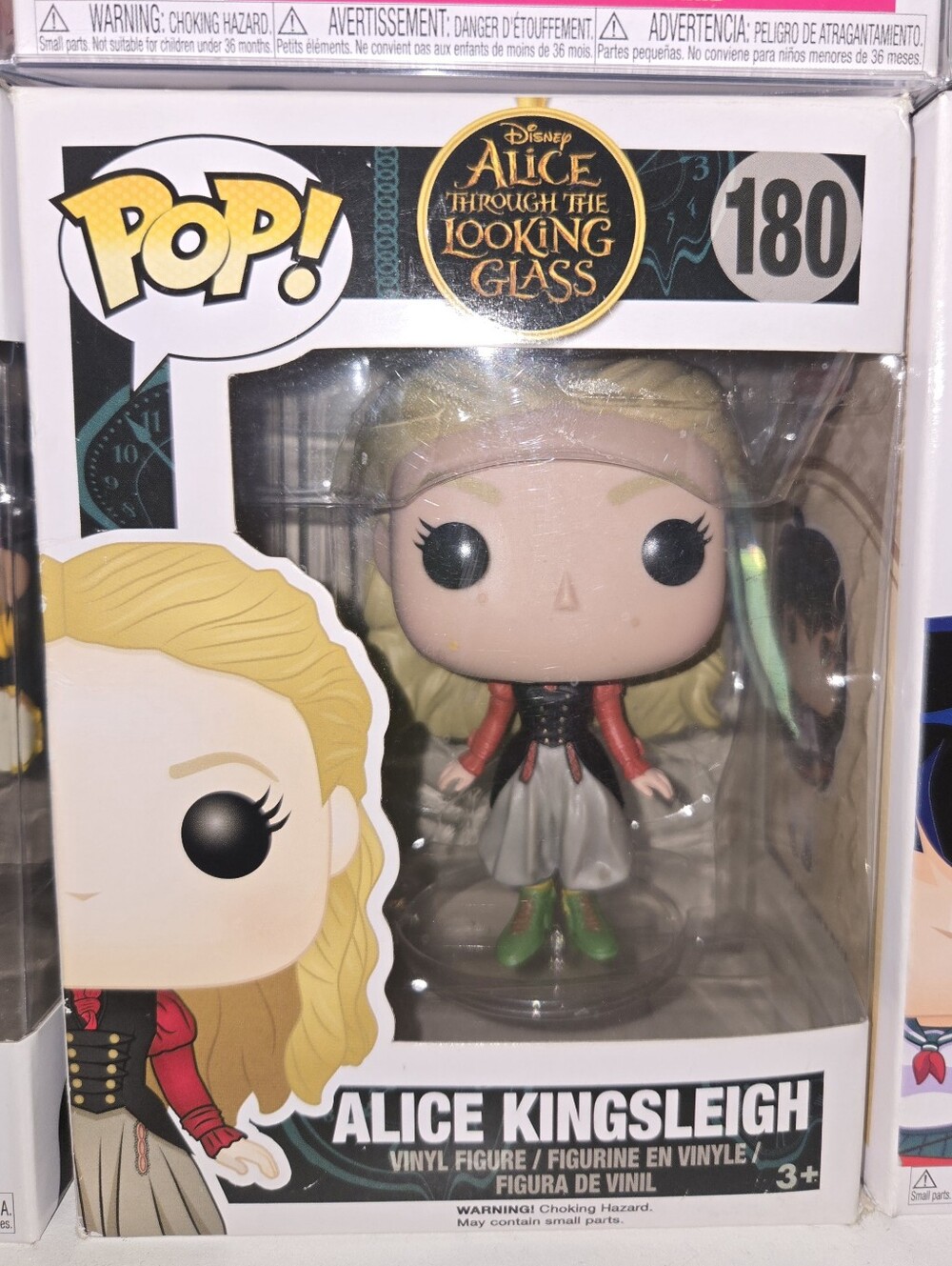 Funko POP! Alice Kingsleigh Blonde Hair Green Boots Red Jacket (#180)
